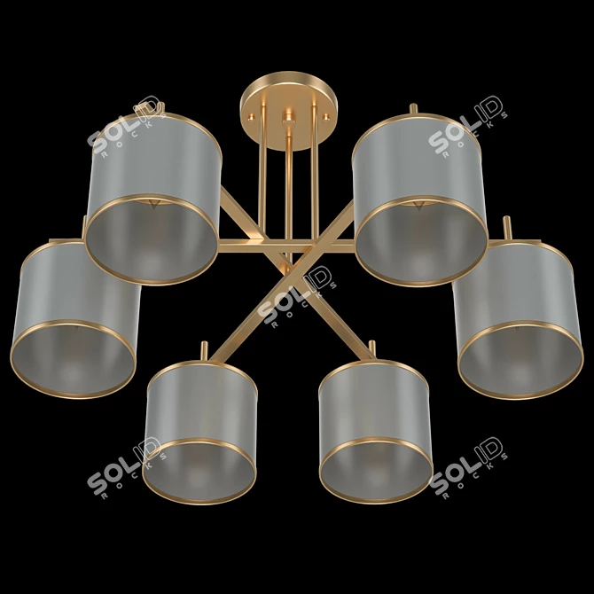 Crystal Lux Sergio PL6 Pendant 3D model image 2