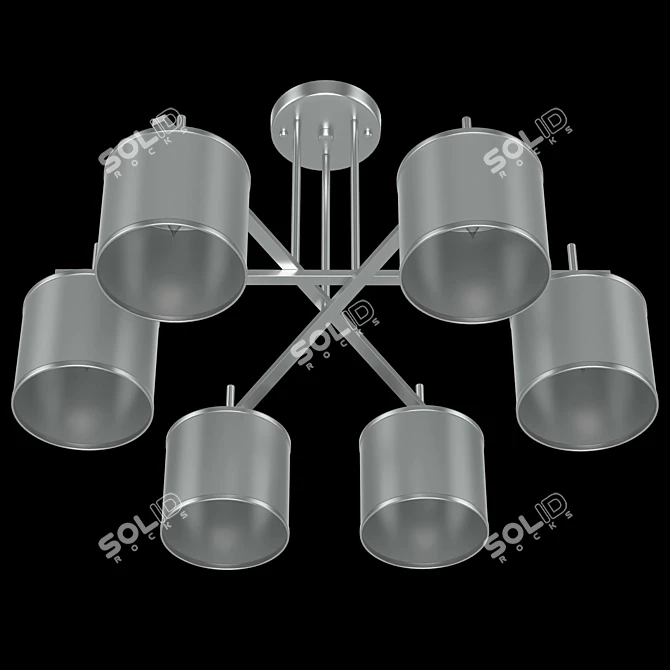 Crystal Lux Sergio PL6 Pendant 3D model image 4