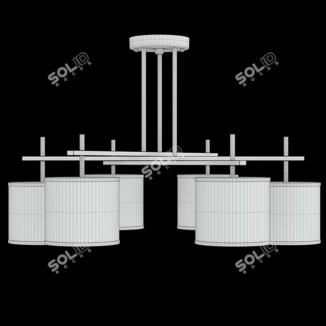 Crystal Lux Sergio PL6 Pendant 3D model image 5