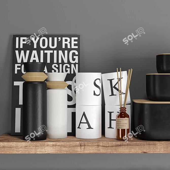 Coffee Station01: Stylish and Efficient Coffee Solution 3D model image 4