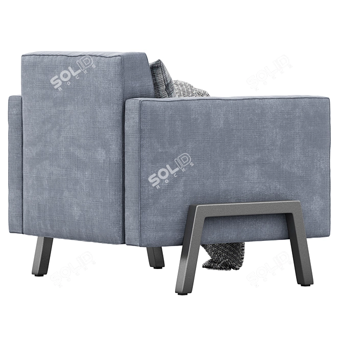 Contemporary Condea Armchair 3D model image 6