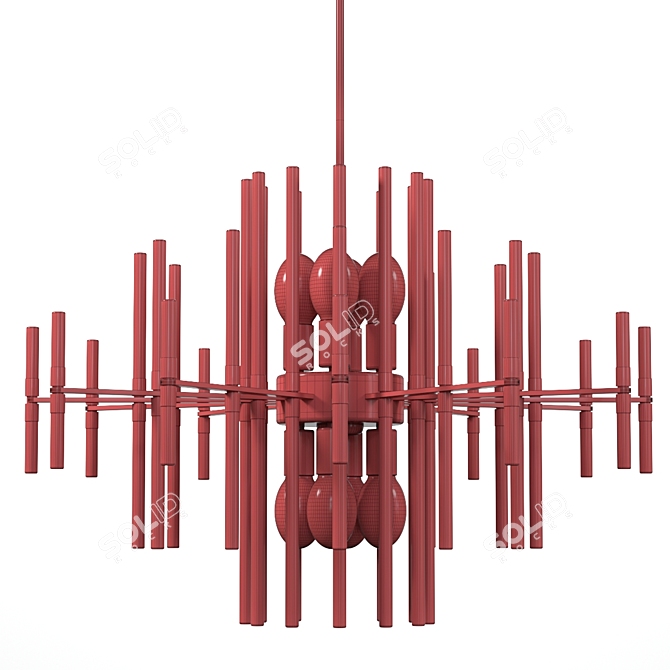 Elegant Crystal Chandelier Vol. 04 3D model image 3