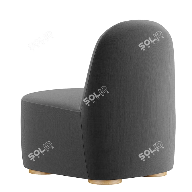 Polar Lounge Chair S: Comfort Redefined 3D model image 3
