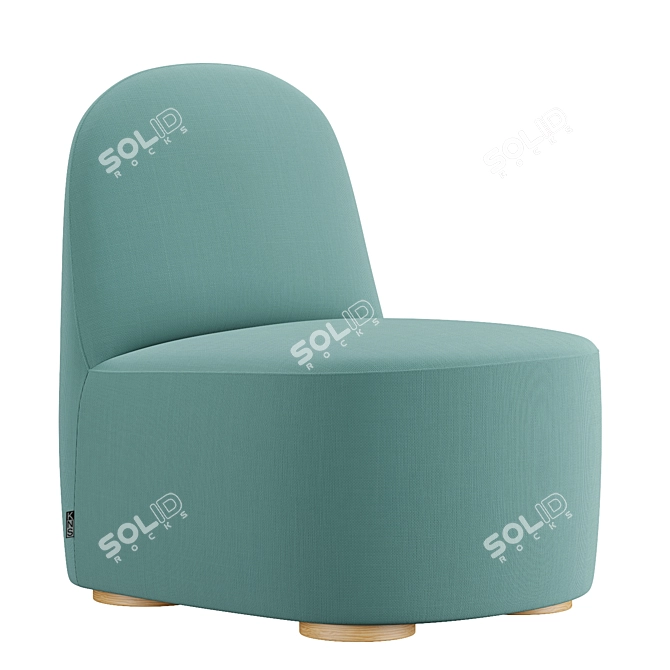 Polar Lounge Chair S: Comfort Redefined 3D model image 4