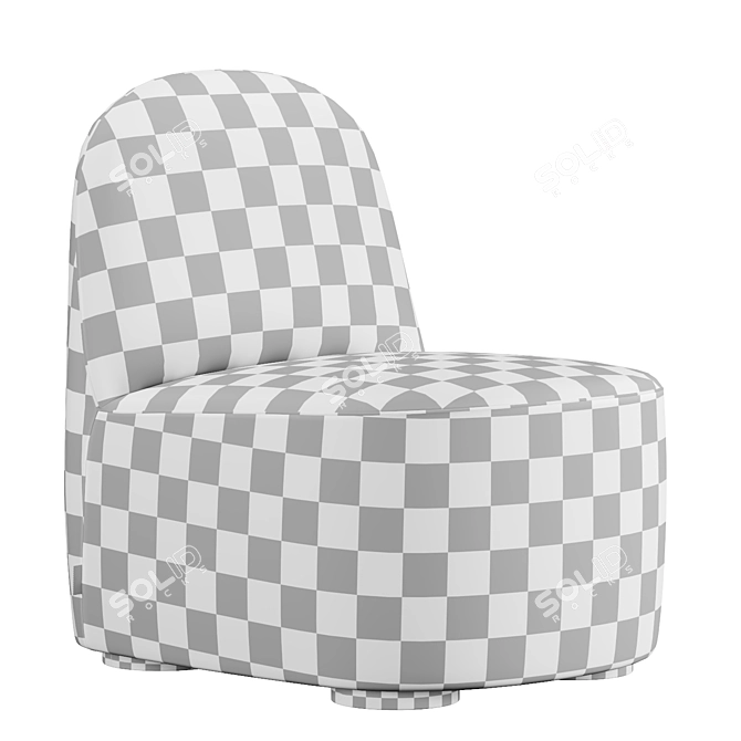 Polar Lounge Chair S: Comfort Redefined 3D model image 7