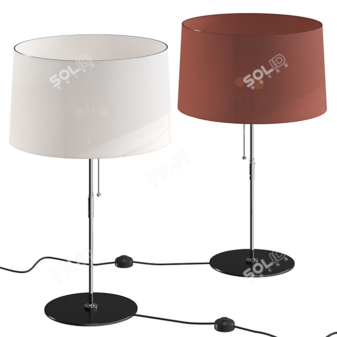 Sleek TLWS05 Table Lamp 3D model image 1