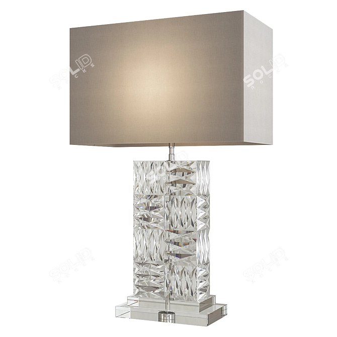 Sleek Modern Table Lamp 3D model image 1