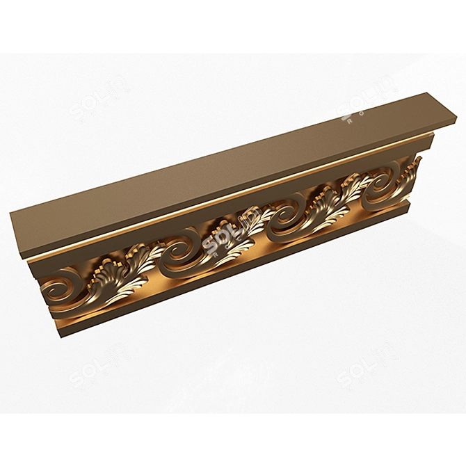 Elegant Cornice Molding: Enhance Your Décor 3D model image 4