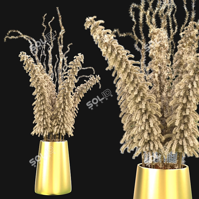 Elegant Pampass Bouquet Vol.02 3D model image 1