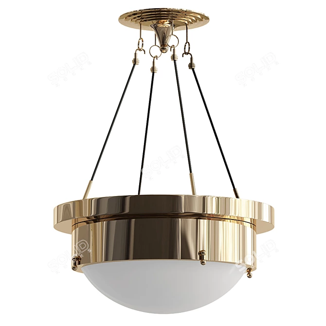 Modern Venum Chandelier - Exquisite Lighting Fixture 3D model image 1