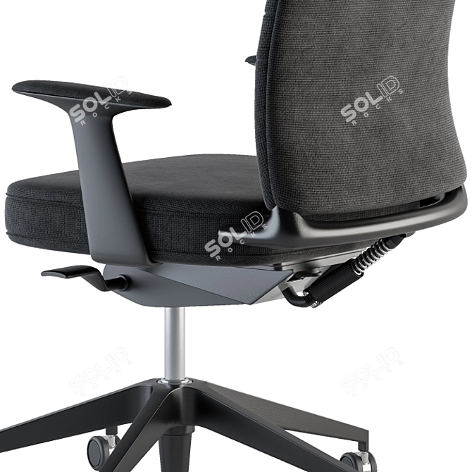 ErgoFlex Office Chair Set 3D model image 6