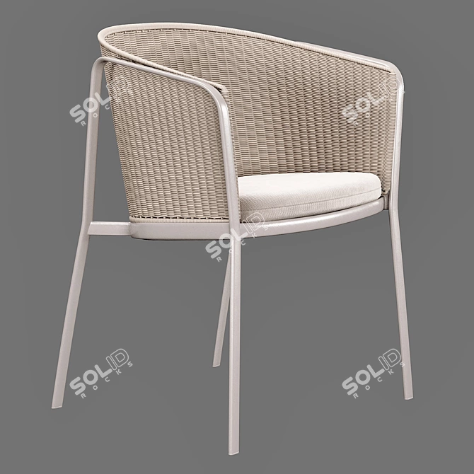 EMU Carousel Outdoor ArmChair 3D model image 6