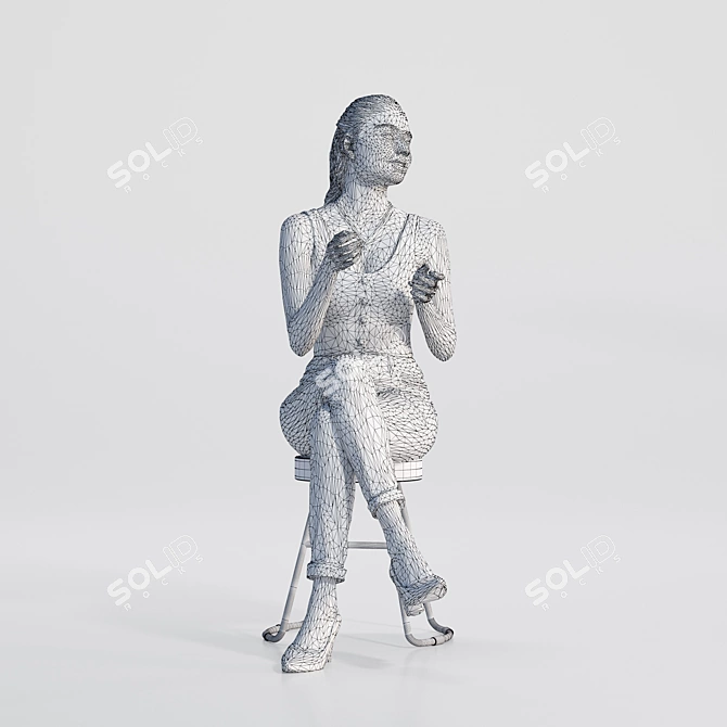 KAY2034 3D Model: 30,000 Polygons, V-Ray, Corona, Textures 3D model image 3