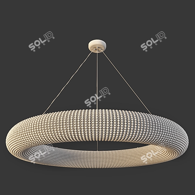 Modern Ceiling Light Fixture 3D model image 2