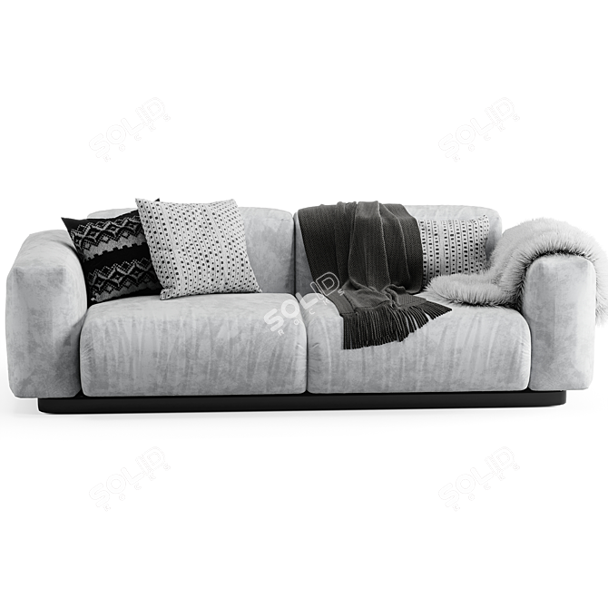 Modern Croatian Sofa 3D model image 4