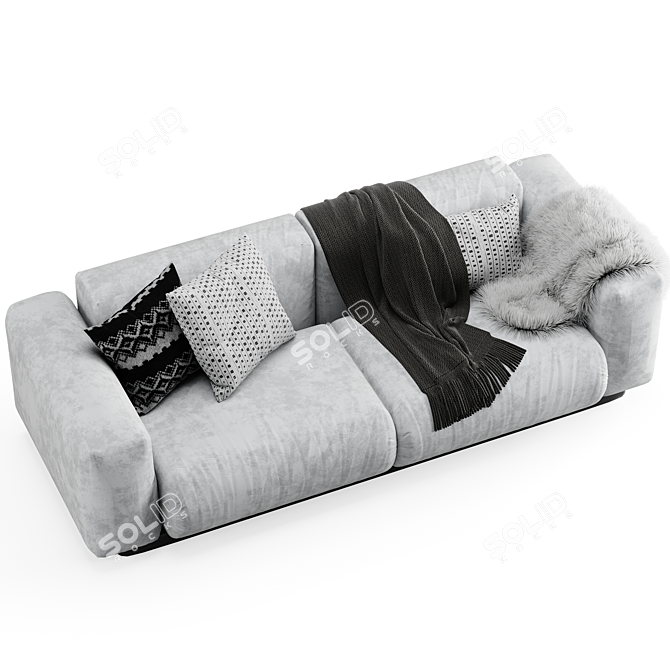 Modern Croatian Sofa 3D model image 5