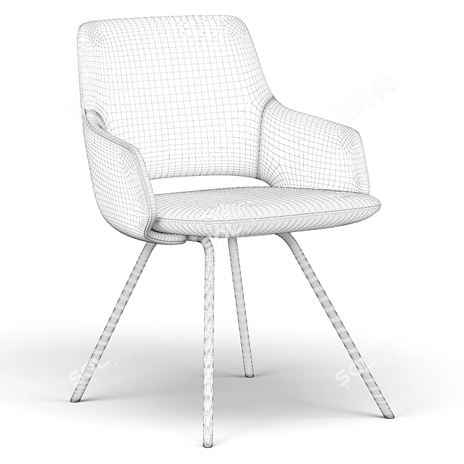 Sleek Jima Chair: Modern Design 3D model image 1