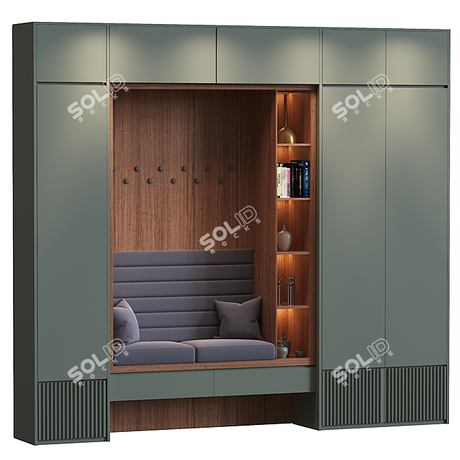 Hallway_14: Modern 2014 Design 3D model image 1