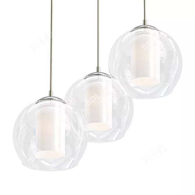 Eglo Bolsano 92762 Pendant Chandelier 3D model image 1