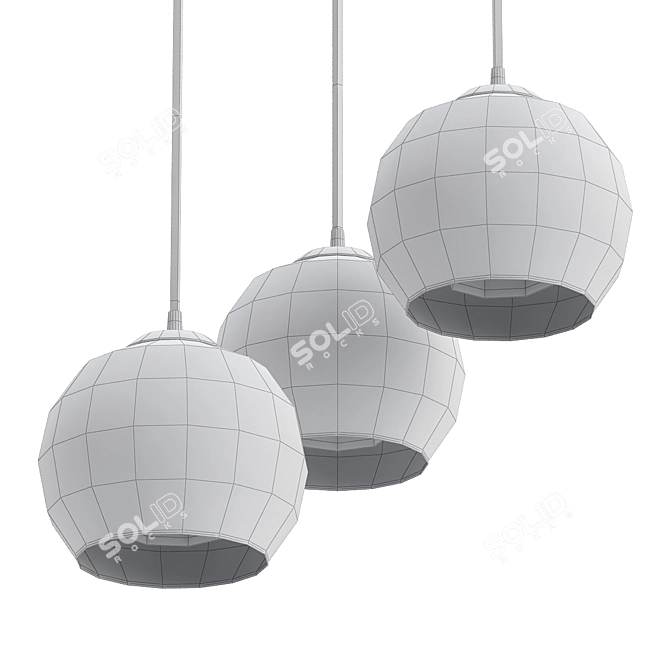 Eglo Bolsano 92762 Pendant Chandelier 3D model image 2