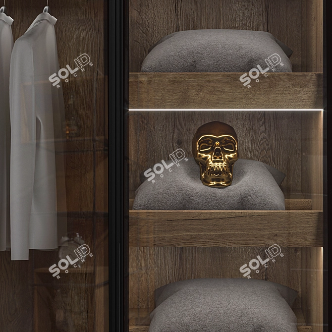Versatile Hinged Cabinet with RPE Sistema Raumplus 3D model image 4