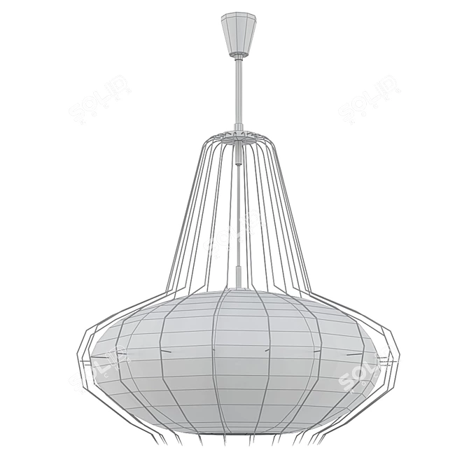 Elegant Angelo Lelii Lamp 3D model image 2