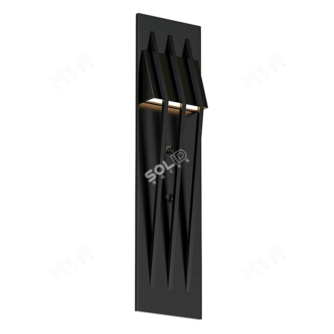 Illuminated Bridge Sconce 3D model image 1