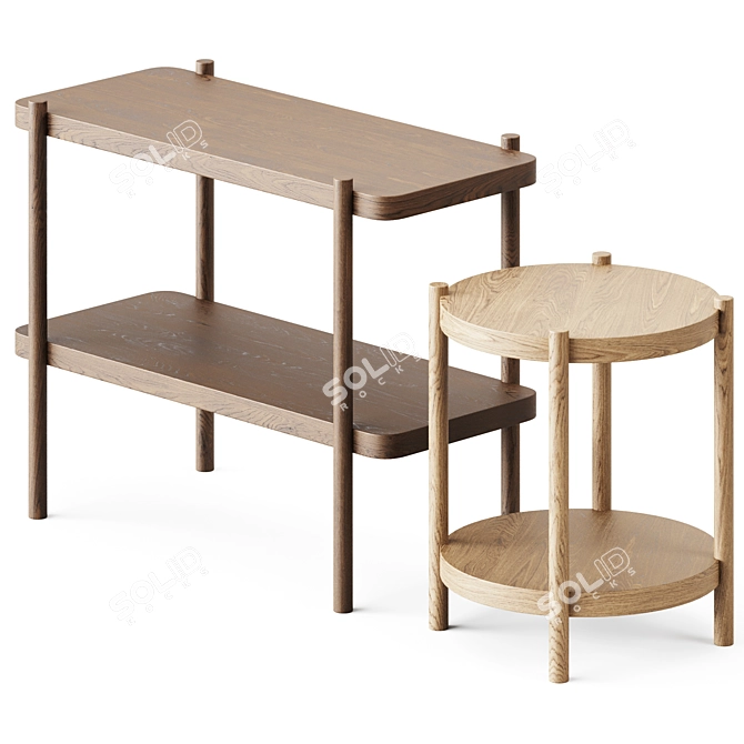 Elegant Listerby Coffee Tables | Ikea 3D model image 1