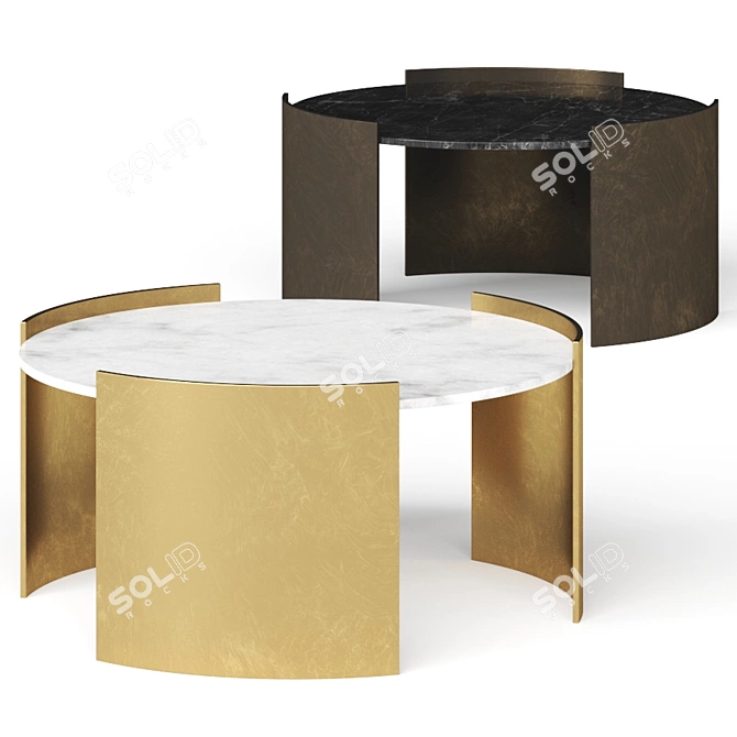 Contemporary Montana Coffee Table 3D model image 1