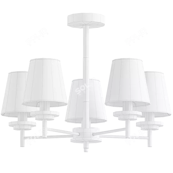 Elegant Ceiling Light - Lumion Betsy 3D model image 2