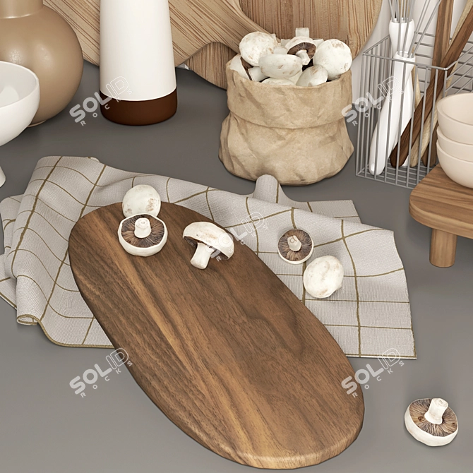 Polys 182k Kitchen Accessories 3D model image 3