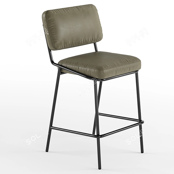 Sleek Sixty Barchair: CB2139 3D model image 4