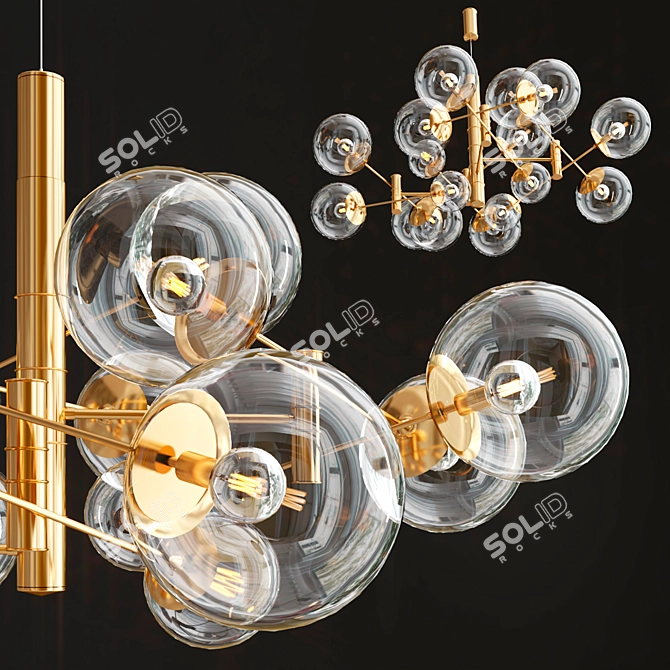 Global 150: Modern Pendant Light 3D model image 3