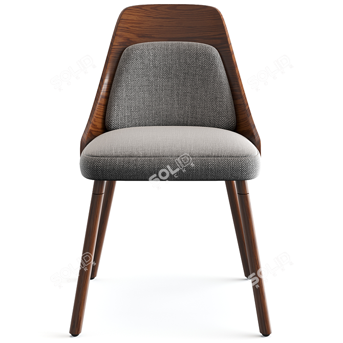 Modern Anabelle Chair: Sleek and Stylish 3D model image 1