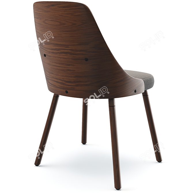 Modern Anabelle Chair: Sleek and Stylish 3D model image 3