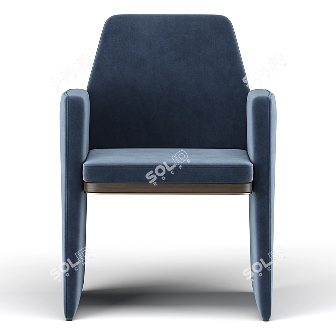 Sleek and Stylish Anthony Chair 3D model image 3