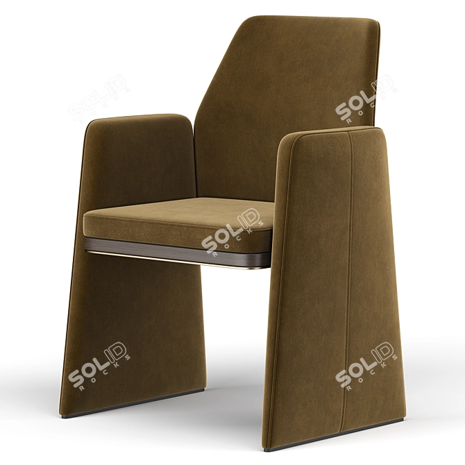 Sleek and Stylish Anthony Chair 3D model image 4