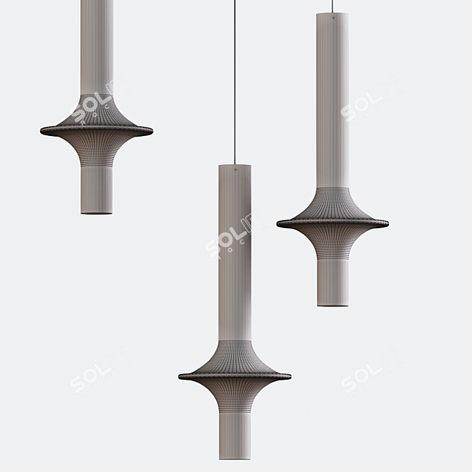 Contemporary Pendant Lights | Elegant Lighting Solution 3D model image 2