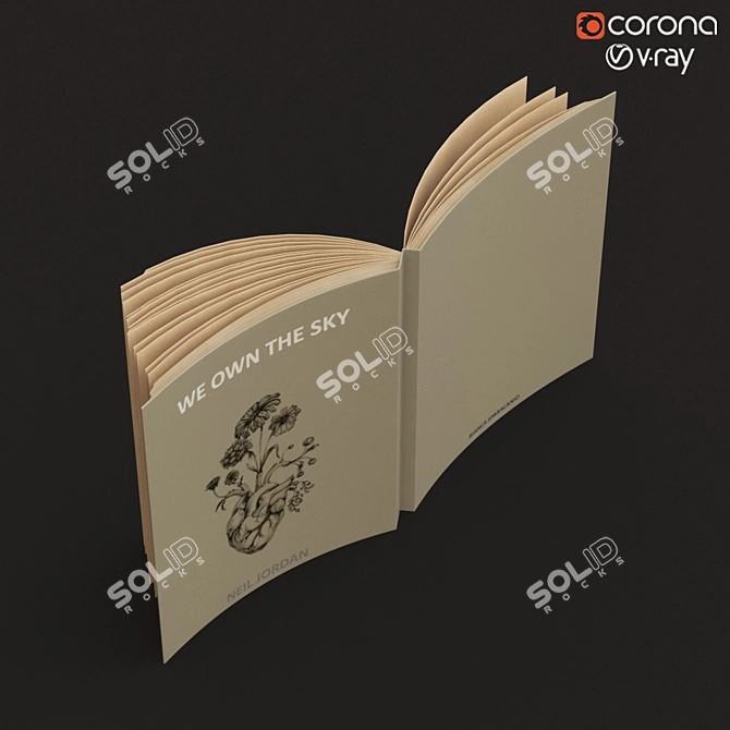  Vintage Book Set: 3D Archive 3D model image 4