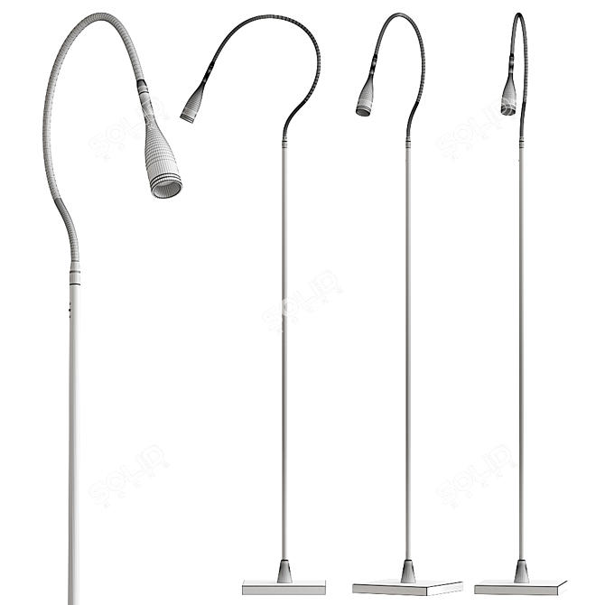 Brilliant Bronze Pocket Light 3D model image 2