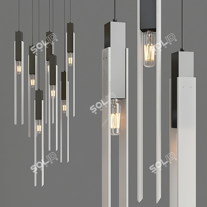 Stylish GIVA Pendant Chandelier 3D model image 3