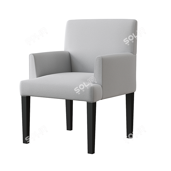 Sleek Harry Armchair 2014 3D model image 1