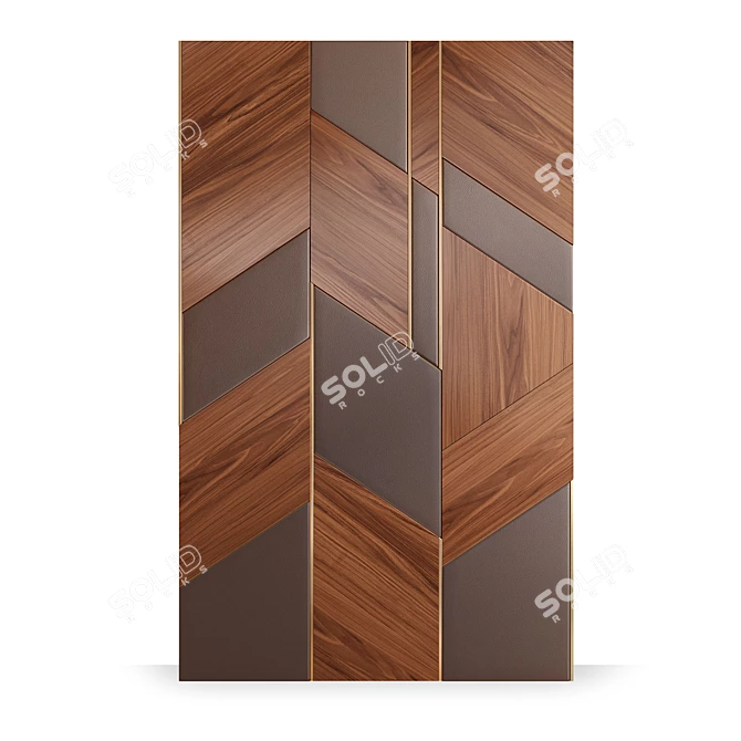 Luxury Wall Panels in Store 54 3D model image 1