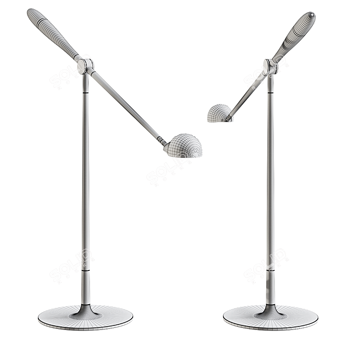 Elegant Memory Table Lamp 3D model image 2