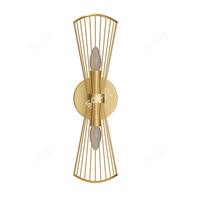 Modern Metal Wall Lamp - Lampatron DARASE 3D model image 2