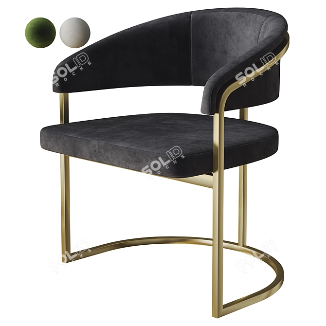 Visionnaire Clem Chair: Innovative Design 3D model image 1