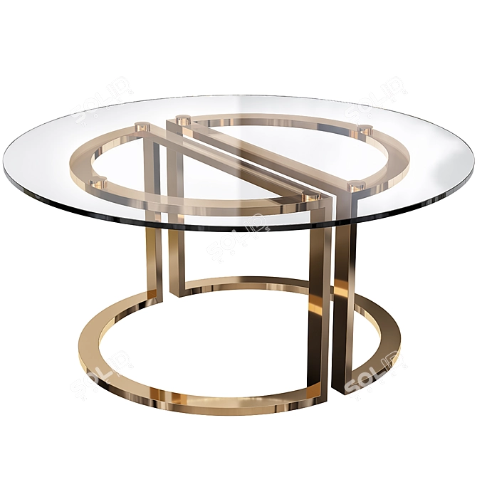 Garda Decor Coffee Table: Elegant and Functional 3D model image 1