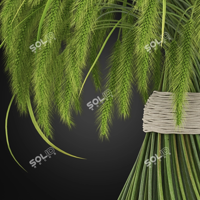 15-Stem Bouquet: Elegant and Timeless 3D model image 2