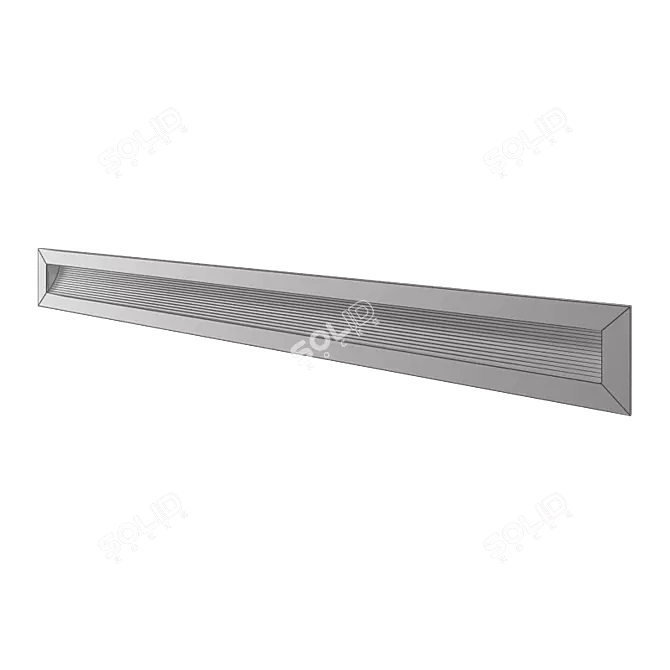 Sleek LED Staircase Light 3D model image 4