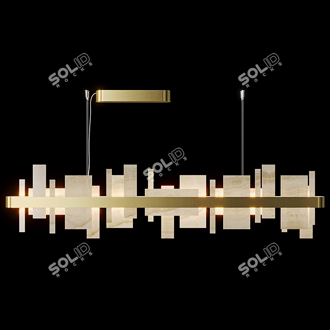 Luxury Masiero Honice S150 Pendant 3D model image 2